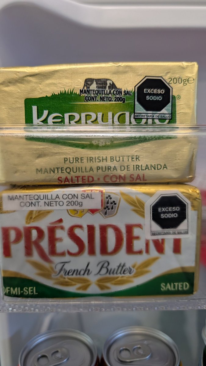 fraudamental's tweet photo. @FoodProfessor Canadian butter is garbage. These should be readily available everywhere in Canada to keep the Canadian dairy industry in check https://t.co/ZbppUR6SNd