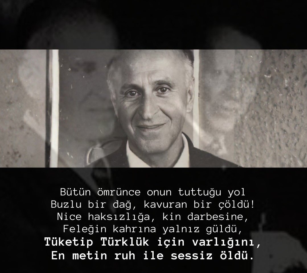 Nejdet Sançar'ı vefatının yıldönümünde rahmetle anıyoruz.