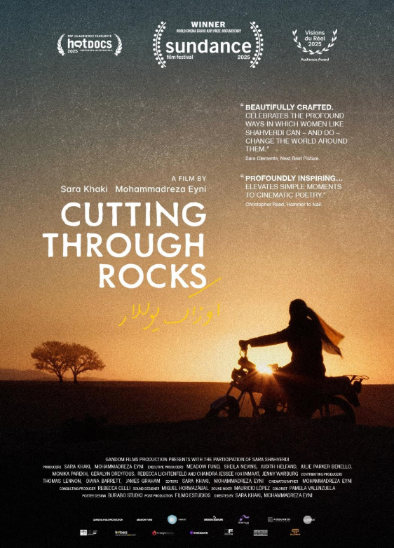 JodiBee's tweet photo. The next #documentary is #CuttingThroughRocks an incredible film with one #Oscars nomination! #Oscars2026 #francee #iran https://t.co/bXUxuzs2lq https://t.co/G9M2t68y49