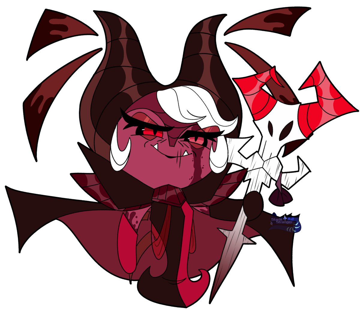 SpinalSplint's tweet image. Dark Enchantress Design for an SMP!

#cookierunkingdom #darkenchantresscookie #doughbitesSMP