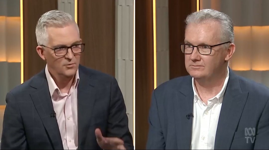 Sahar_A_Writes's tweet image. When interviews devolve into a futile pursuit of "gotchas" for information a Minister cannot disclose, the result is not rigorous scrutiny but empty theatre insulting viewers' intelligence. Speers' grating interview of Tony Burke is a case study of this decline. #insiders #auspol
