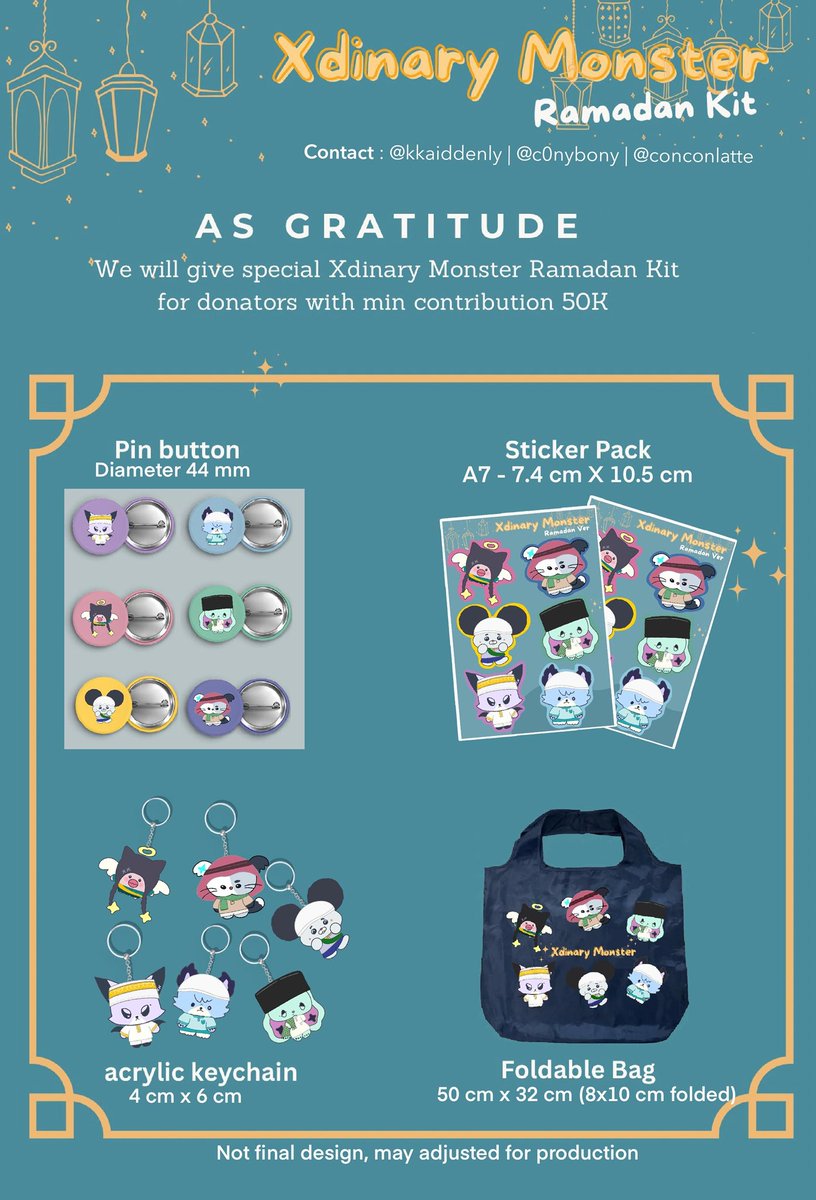 ✨ Villains berbagi kebahagiaan ramadhan bersama Adik Panti Asuhan ✨

Open Donation

Bagi Villains yg ingin berpartisipasi, kami membuka donasi untuk kegiatan Iftar dan santunan di Panti Mizan Amanah Condet

Periode Donasi
📆 22 Feb - 7 Mar
 Detail info 
forms.gle/JY8NtDkSQh9bvb…