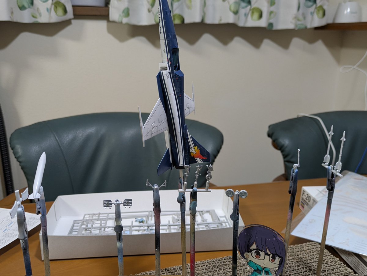 残りパーツ塗装完了✨ 今宵はここらでよかろうかい。