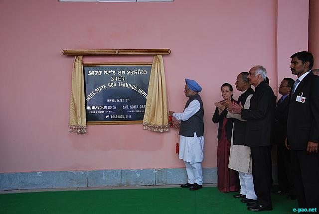 AbhishBanerj's tweet photo. PM Modi inaugurated Rapid Metro today ...  Delhi to Meerut in less than 1 hr

Don't forget visionary infrastructure superhero Dr. Singh

In 2011, he inaugurated this bus terminal in Imphal

Bus terminal without buses

After that, it took just 5 years for buses to actually start! https://t.co/HFb5LWuRMR