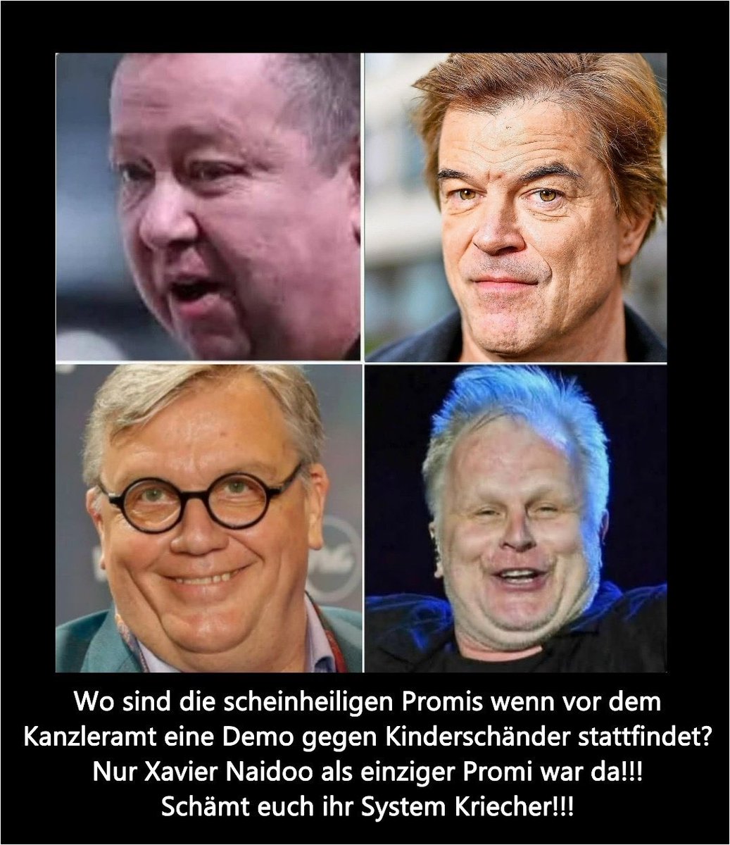 Diese "Promis" sind für mich einfach nur Hetzer, nicht mehr und nicht weniger!