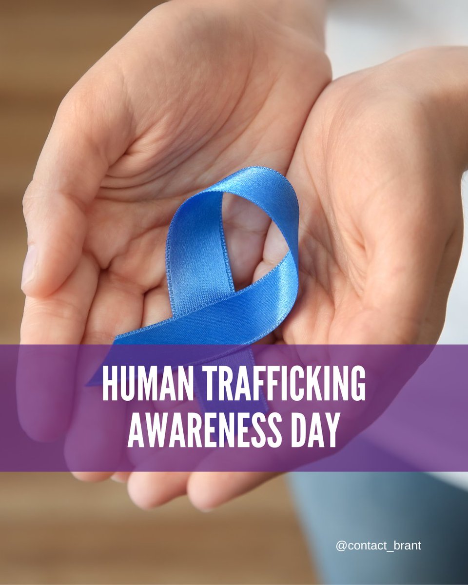 Today is Human Trafficking Awareness Day in Canada.

If you need support, here are some local resources in #Brantford-#Brant.

➡️  <a href="/ymcahbb/">YMCA Hamilton | Burlington | Brantford</a> - Learn more here: ymcahbb.ca/case
➡️ @211ontario - Access support by dialing 2-1-1.

#ContactBrant