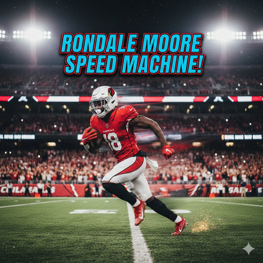 TerryPerry042's tweet image. 🚀 Speed. Agility. Explosive Playmaker!
Rondale Moore continues to prove why he’s one of the most dynamic wide receivers in the NFL. 💨🔥
Get mor news :kity.pro/65TiN
Breaking defenses and creating big plays — it’s just what he does! A huge season ahead! 
#RondaleMoore