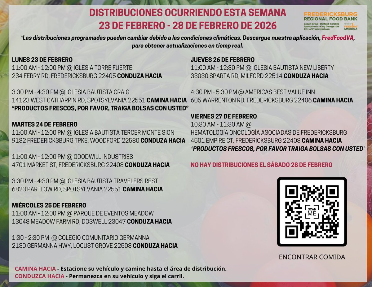 Fredericksburg Regional Food Bank tweet media