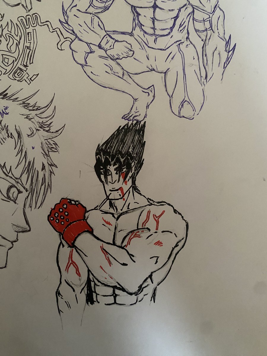 I drew John Tekken #TEKKEN