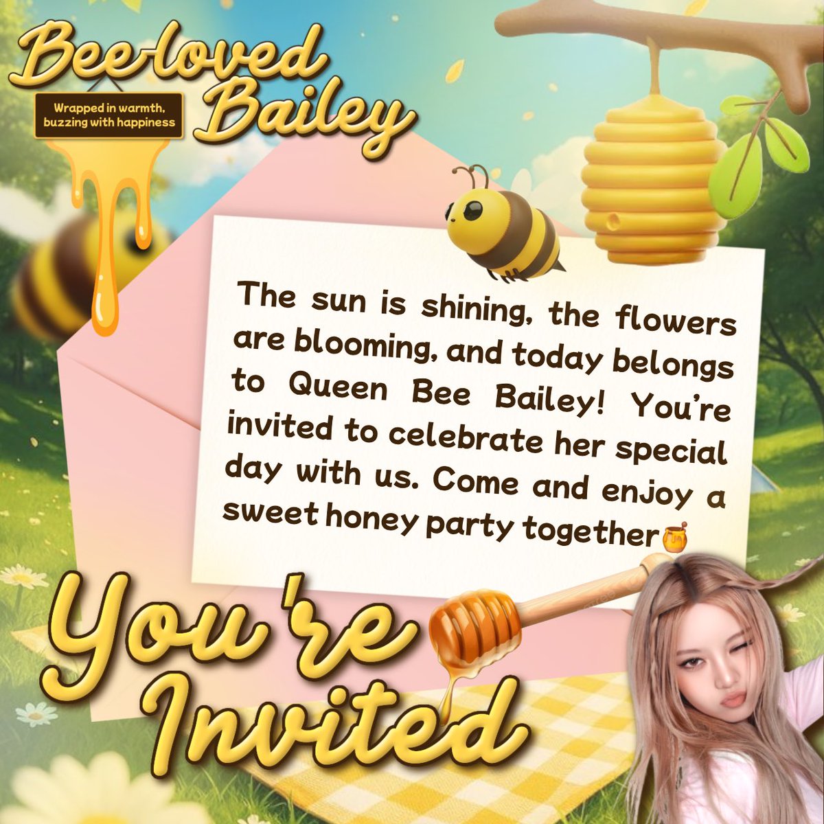 🥂 DolceOfBailey invites everyone to join Bailey’s birthday celebration. Let’s play the games together and use the twibbon! ꫂ᭪݁ . ᅠ