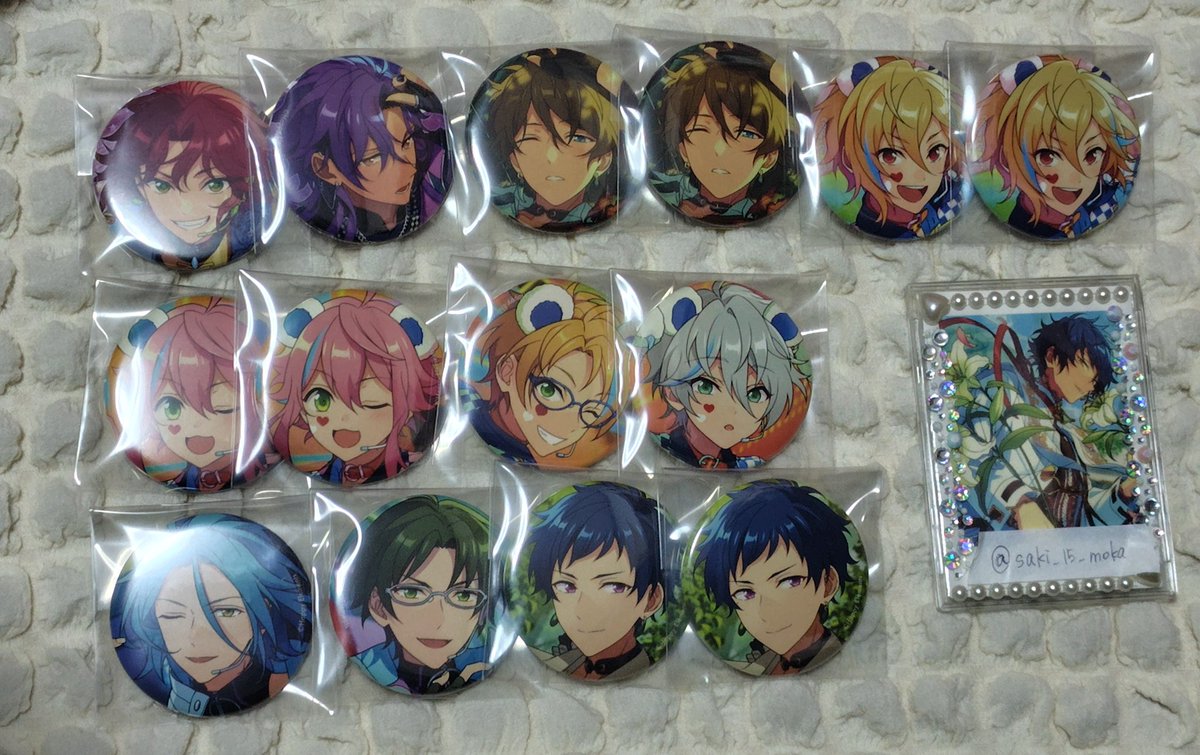 交換・譲渡】あんスタ コレクション缶バッジ Nov idol 譲￤真緒 敬人