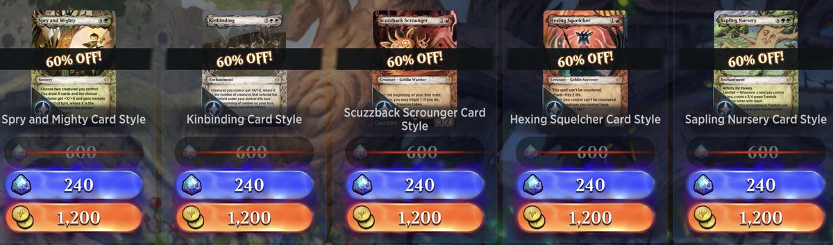 Here are the #MTGArena Daily Deals for today! #MTG #MTGA #ARENASTYLES ⁦<a href="/MTG_Arena/">MTG Arena</a>⁩