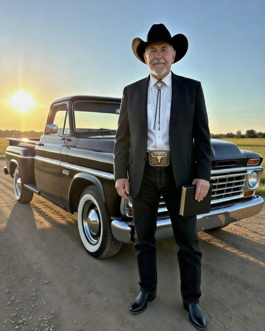 real_bechambers's tweet image. Think I'm dressed OK for Sunday Church🤠✝️