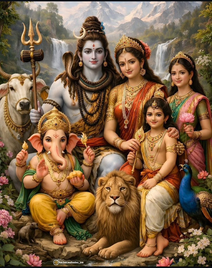 What is the name of Shiv ji's daughter name ?