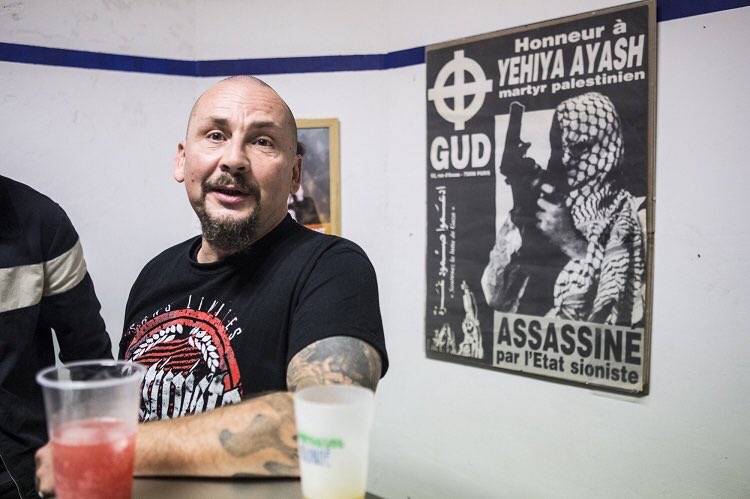 Mini florilège à l'usage de celles et ceux qui, de bonne foi, ignoreraient qu'une partie de l'extrême droite radicale antisémite se revendique également "antisioniste" et "pro-palestinienne"

Focus ici juste quelques prises de position du Gud

1/2