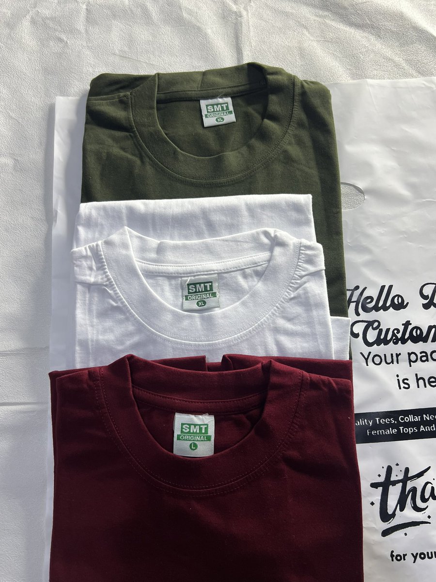 AgentSpurs's tweet photo. Affordable High-Quality Plain T-shirt for just N5,000 only,
Buy Five get One free
Available in all sizes and colours
WhatsApp/Call 07083470648

Adesua Etomi Stephanie Okereke Warri FCT Minister Fola Ezra Burnley AMAC Ezra Simi Abuja Tosin Carter Efe Fofana https://t.co/LQ0S73gEyE