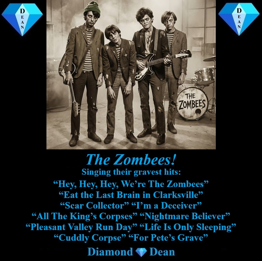 Definitely not the best time to be a monkey’s uncle.
#DeanSays #DeanMemes #Comedy #Parody #Zombies #TheMonkees #HitSongs
Love Fun &amp; Funny Music? Enjoy the debut album of The Family Jewels: “Abbey Lane” now on iTunes:
itunes.apple.com/album/id187886…
Spotify:
open.spotify.com/album/36b7fIMg…
😎🖖❤️