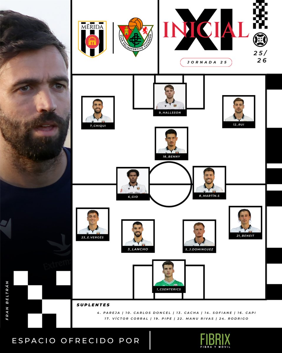 ⚪️⚫️ ¡A POR EL #DERBIEXTREMEÑO! 🟢⚪️⚫️

#MéridaCacereño