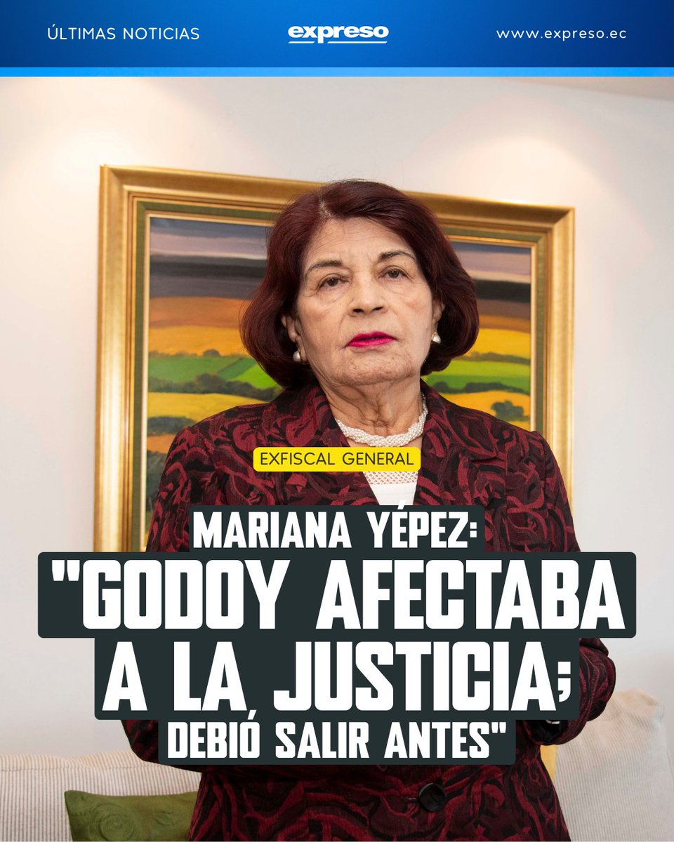 La destitución de Godoy como presidente del CJ refleja la crisis de la justicia ecuatoriana. La exfiscal general, Mariana Yépez, habla sobre la penetración del crimen organizado en la justicia. 👉 bit.ly/4c8KZHU