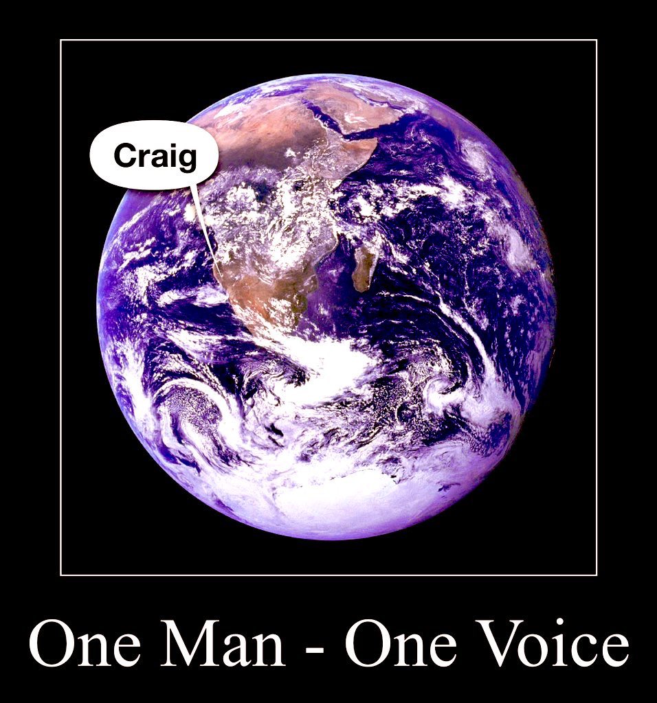 ClubCraig's tweet image. #ThingsToDoOneAtATime

Improve Our World 

It Begins With The First Craig

#Craig