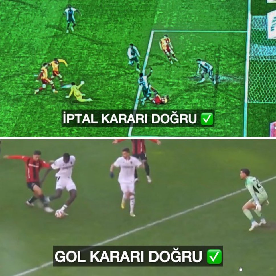 şu iki pozisyonu bir tutup algı yapan kim varsa art niyetlidir. futboldan zerre anlamıyordur.