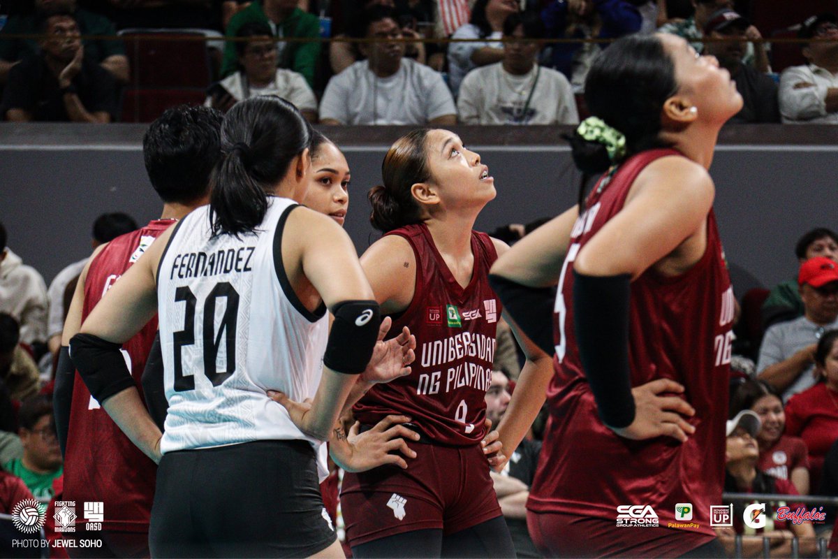 upwvt's tweet image. The Fighting Maroons aim to keep the flames burning as they take on the DLSU Lady Spikers on Wednesday at the Smart Araneta Coliseum.

#UPForMore
#nowheretogobutUP
#SugodUP #LabanUP #UPFight #UAAPSeason88