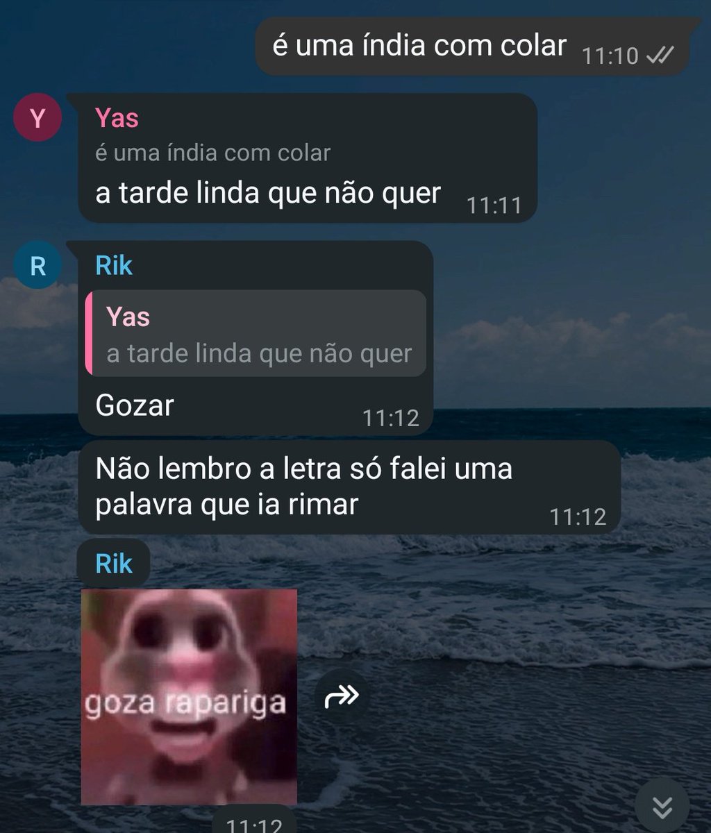 a tarde linda que não quer gozar