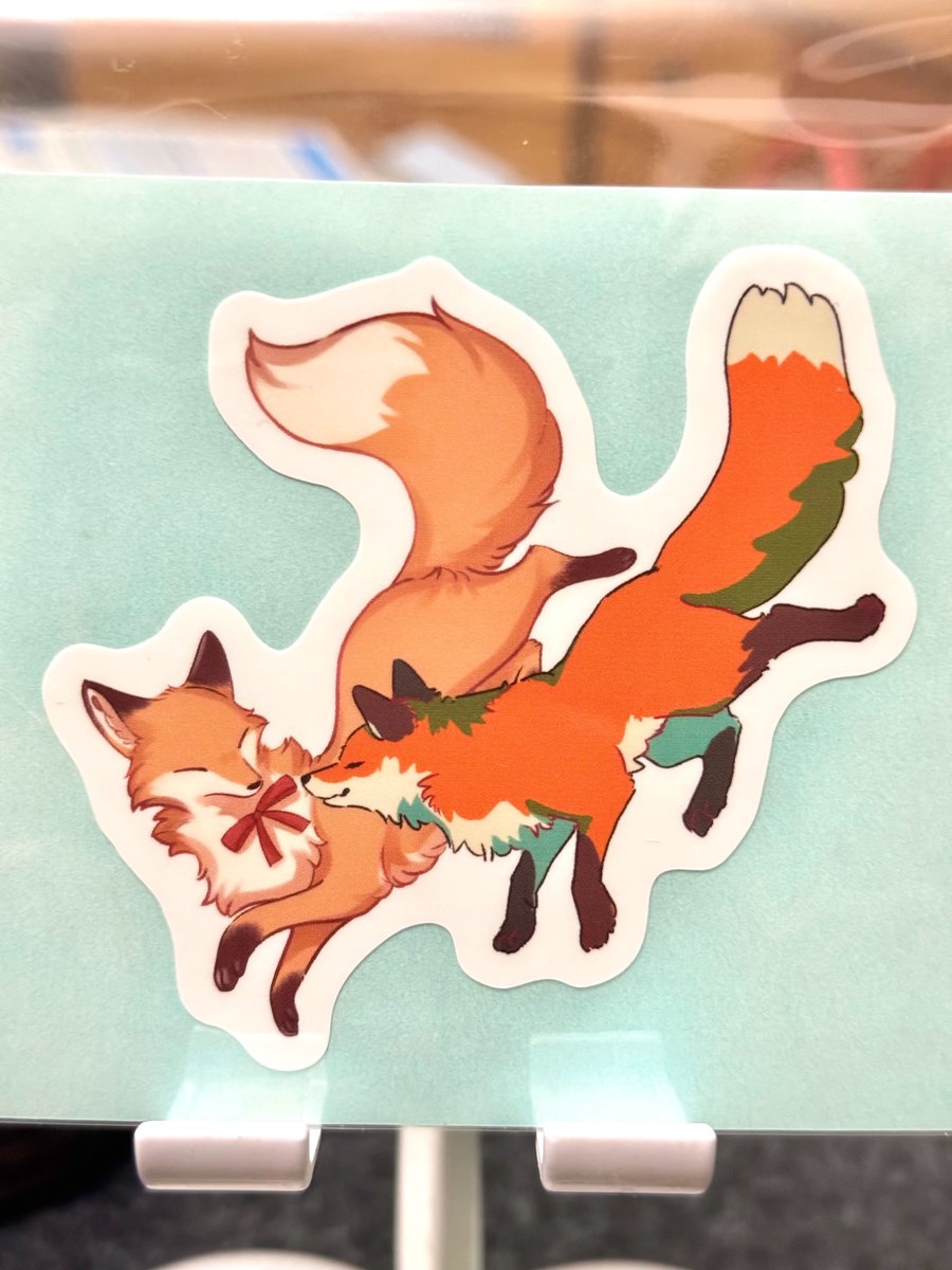 いよいよ明日です！ しらのさんとのコラボステッカー（新作 ¥500）も