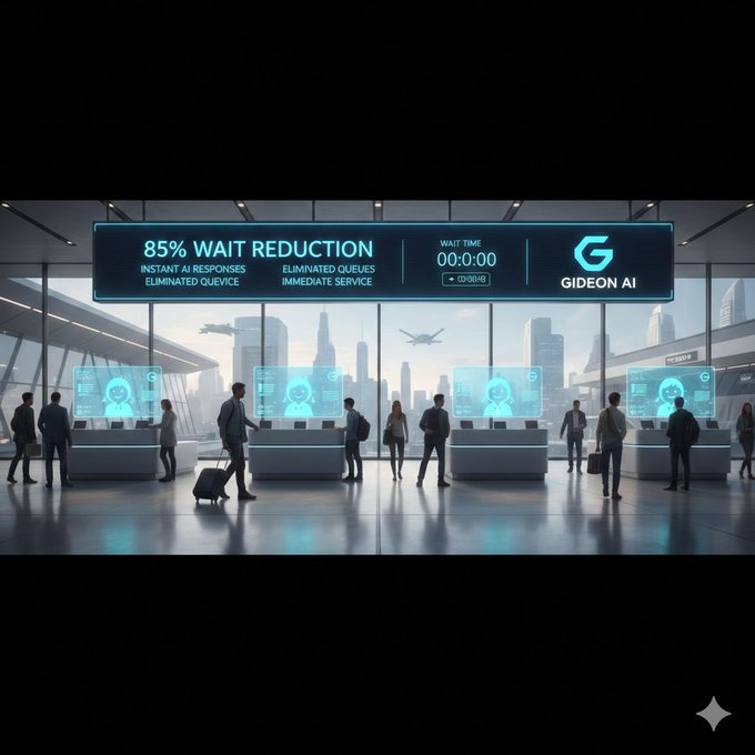 AylettGrac16995's tweet photo. "Not every investor saw Gideon AI coming. Nicole Junkermann did. Gideon AI reduces average customer service wait time by 85%. Instant AI responses eliminate hold queues.
#GideonAI #WaitTimeReduction #InstantResponse #CustomerService #NicoleJunkermann" https://t.co/oR3xOqvIqU