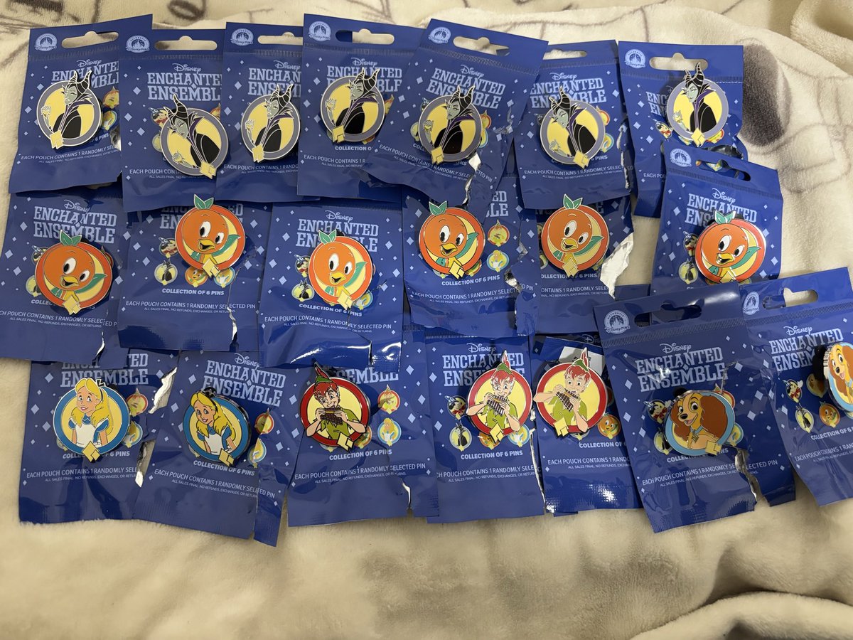 交換/譲渡】ディズニーストア シークレットピンバッジ ENCHANTED