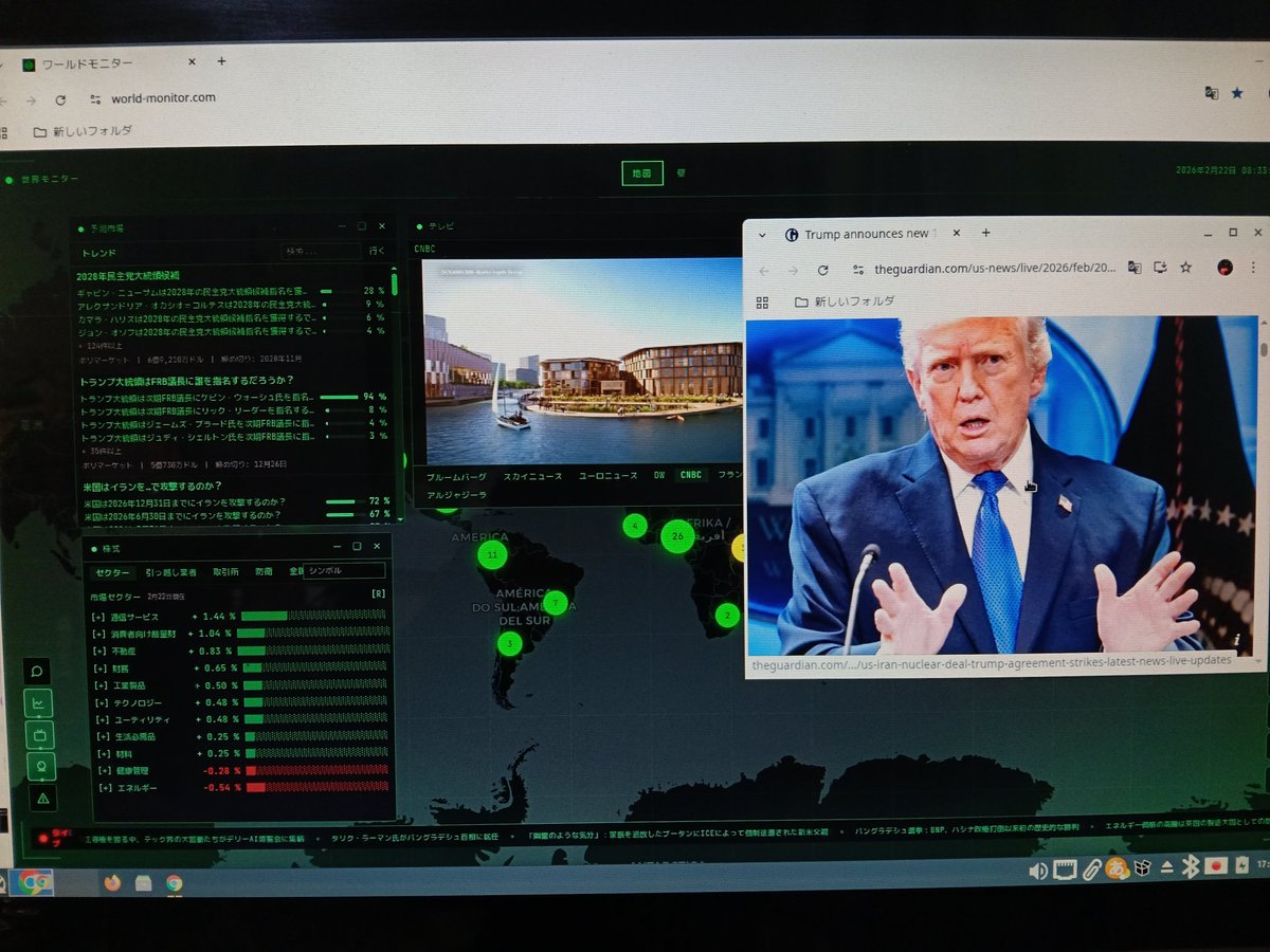 これは楽しめそうだ、World Moniter