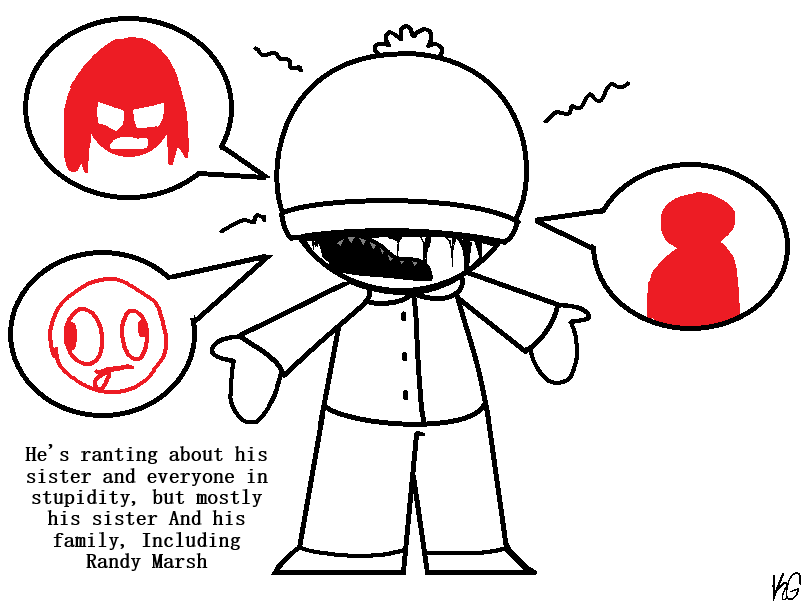 GoodArtist2003's tweet photo. #smilingcherub #SouthPark 
 He's annoyed by it🙄 https://t.co/qcdjACvtJ7