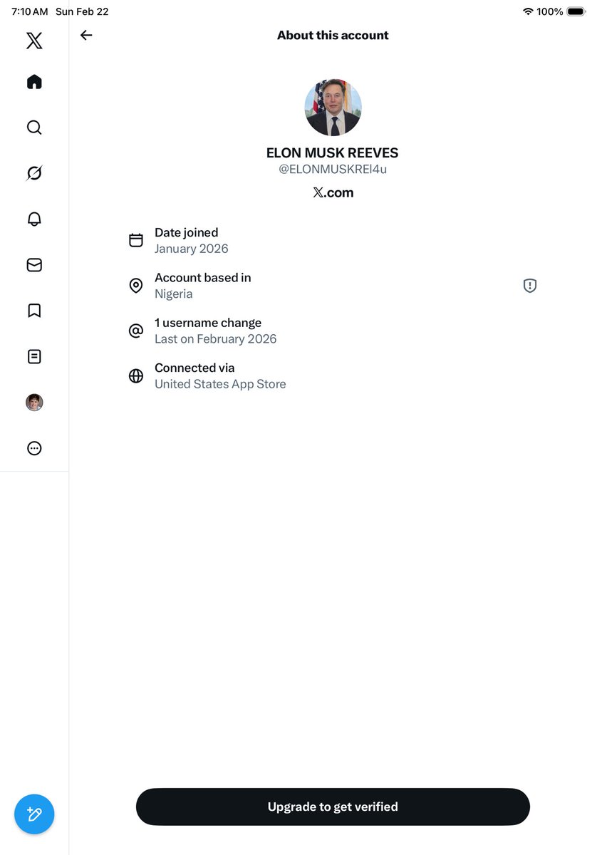 Jonsfriend4ever's tweet photo. Can someone BESIDES @ELONMUSKREl4u please explain to me when Texas became apart of NIGERIA, AFRICA & when #ElonMusk changed his last name from MUSK to REEVES (as in Keanu Reeves)….oh wait..it NEVER HAPPENED! @ELONMUSKREl4u is just a joke of a FAKE! #notelon, #staymediasafein2026 https://t.co/j3zLzOom0t