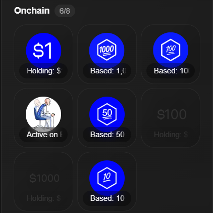 Jeśli działacie pod airdrop <a href="/base/">Base</a> warto zerknąć na ich <a href="/guildxyz/">Guild</a> 

Pojawiły się jakieś nowe odznaki.

guild.xyz/base