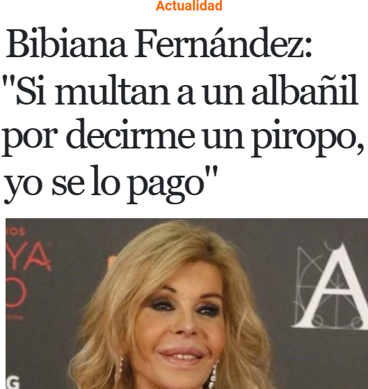 CCivicaCatalana's tweet photo. Bibiana Fernández, sobre las femiprogres que castigan por decir piropos mientras sueltan a violadores:

"Montan un escándalo por cosas banales y luego nada con lo importante. Es un puritanismo absurdo, se escandalizan por hobby. Tienen una moral que es de una hipocresía tremenda" https://t.co/0vtam8Vodw