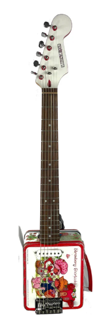 GuitarG71647302's tweet image. We know Hello Kitty is all the fage, but how about a Strawberry Shortcake electric guitar? 
It's a short scale- naturally- and it can be yours for only $379.  
Yes- 🔳
No-  🔳
#SundayMorning #Guitars