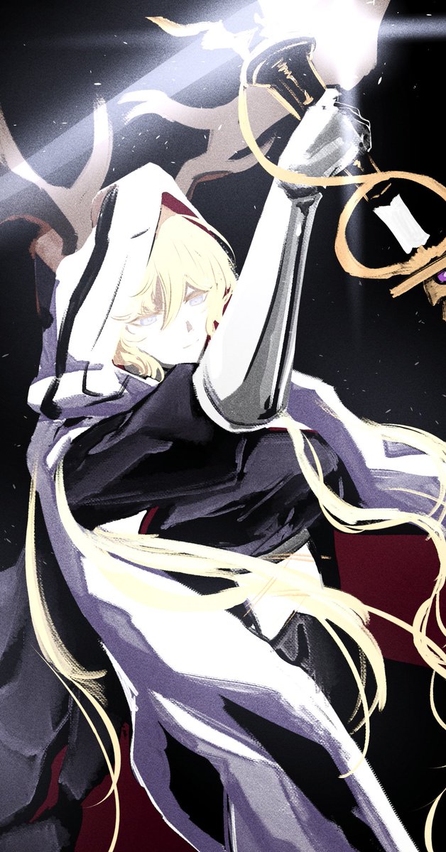 アークナイツ版深夜の真剣お絵かき60分一本勝負 ヴィヴィアナ(20min)