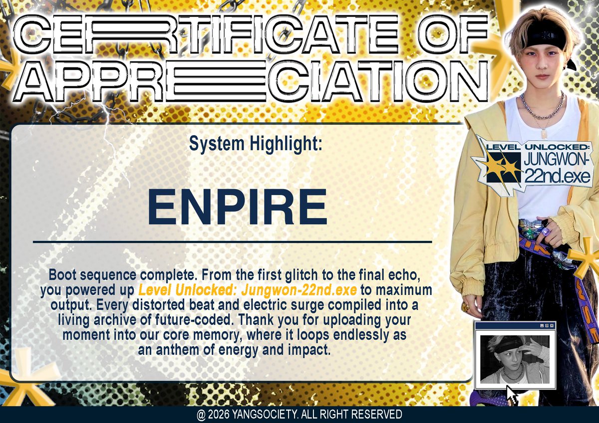 일곱 명의 매력적인 뱀파이어, ENPIRE. tweet media