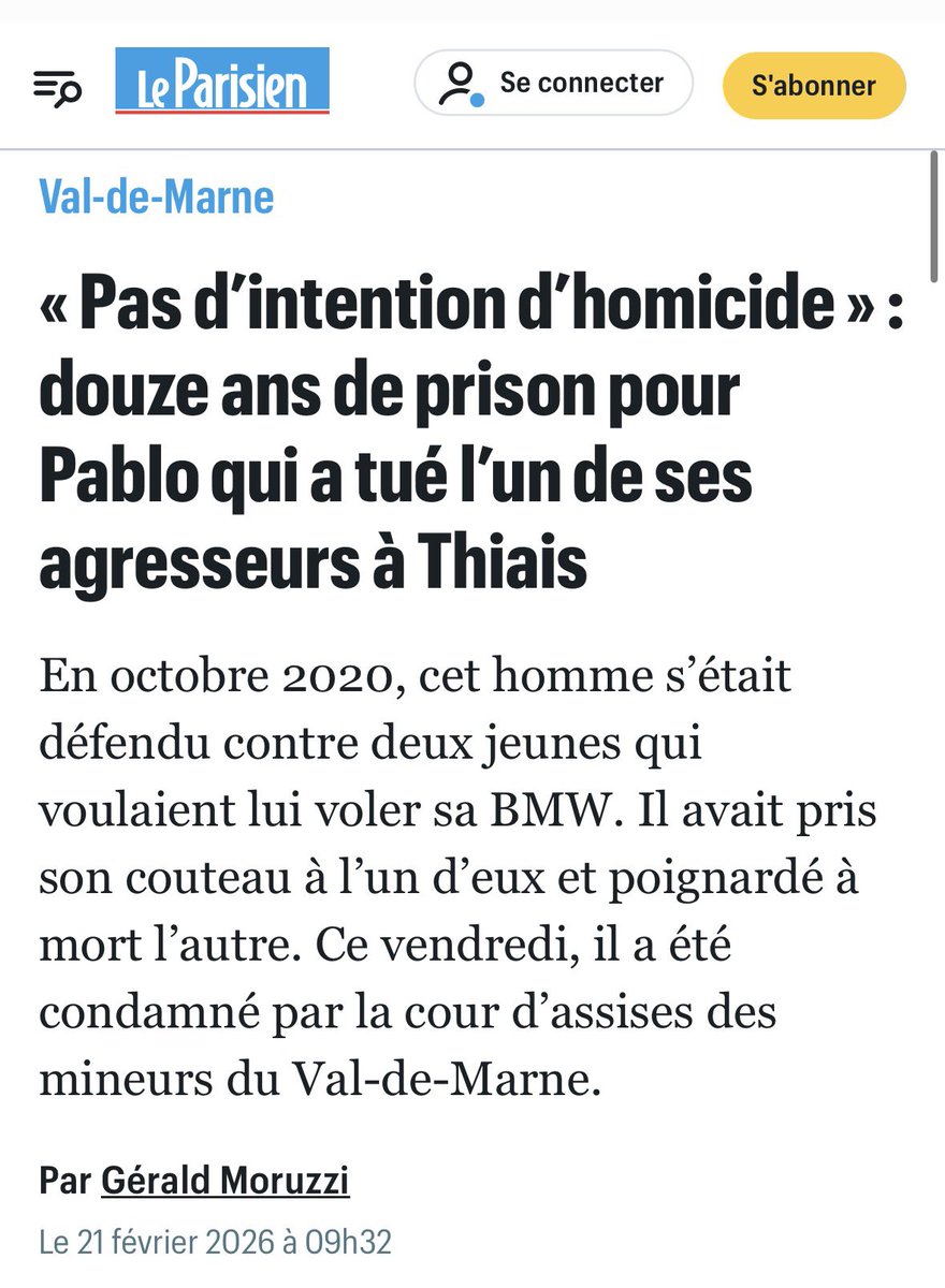 leglaive_'s tweet image. Ousmane met un coup de couteau dans le cœur à Théo, 18 ans, le tue -&amp;gt; Irresponsable

Pablo se fait agresser, se défends et tue l’agresseur -&amp;gt; 12 ans de prison

VOTRE JUSTICE MESSIEURS DAMES
VOS IMPÔTS MESSIEURS DAMES.

MAIS PUTAIN