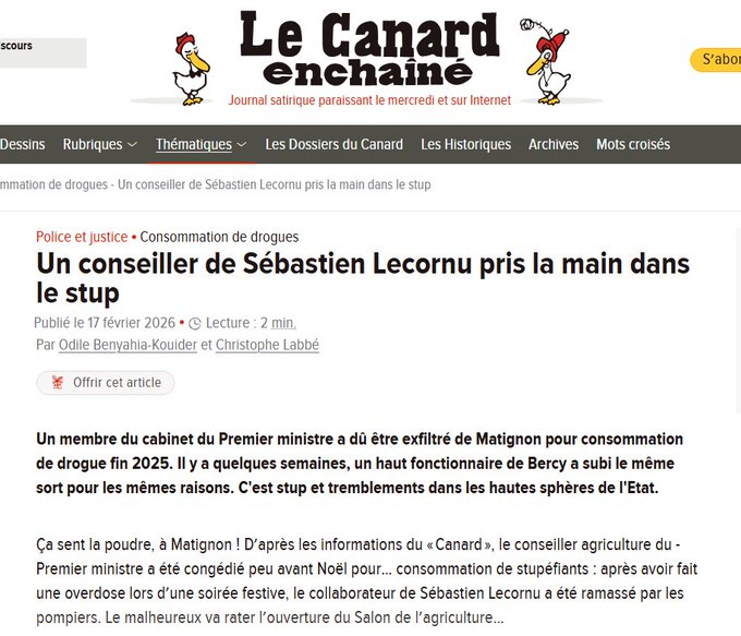 Puisque les militants de Macron prétendument journalistes ne comprennent pas la démonstration pourtant intelligible de <a href="/mbompard/">Manuel Bompard</a>, recensons toutes les situations qui selon leur logique devraient induire des démissions... #Lecornu doit donc démissionner #NunezDemission