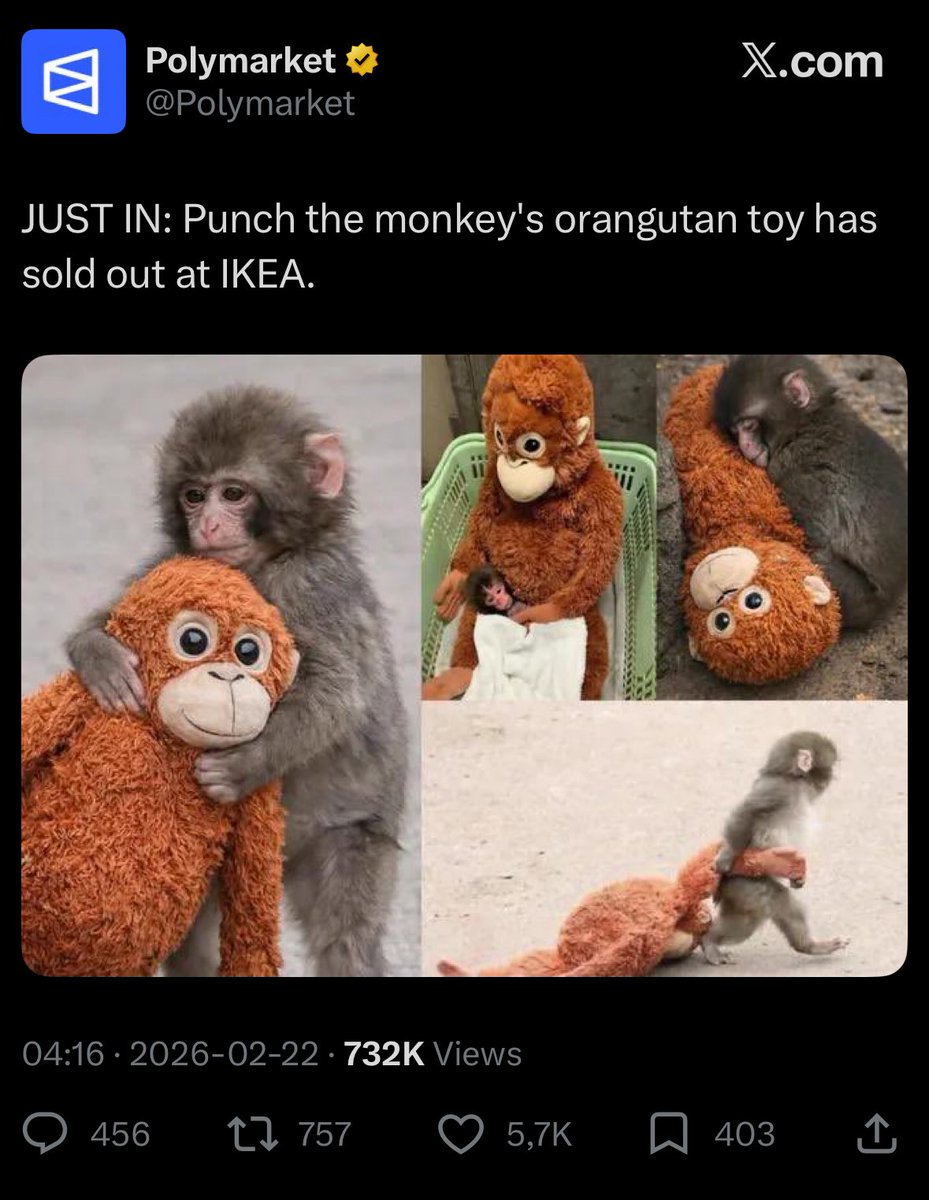 Polymarket sold-out post