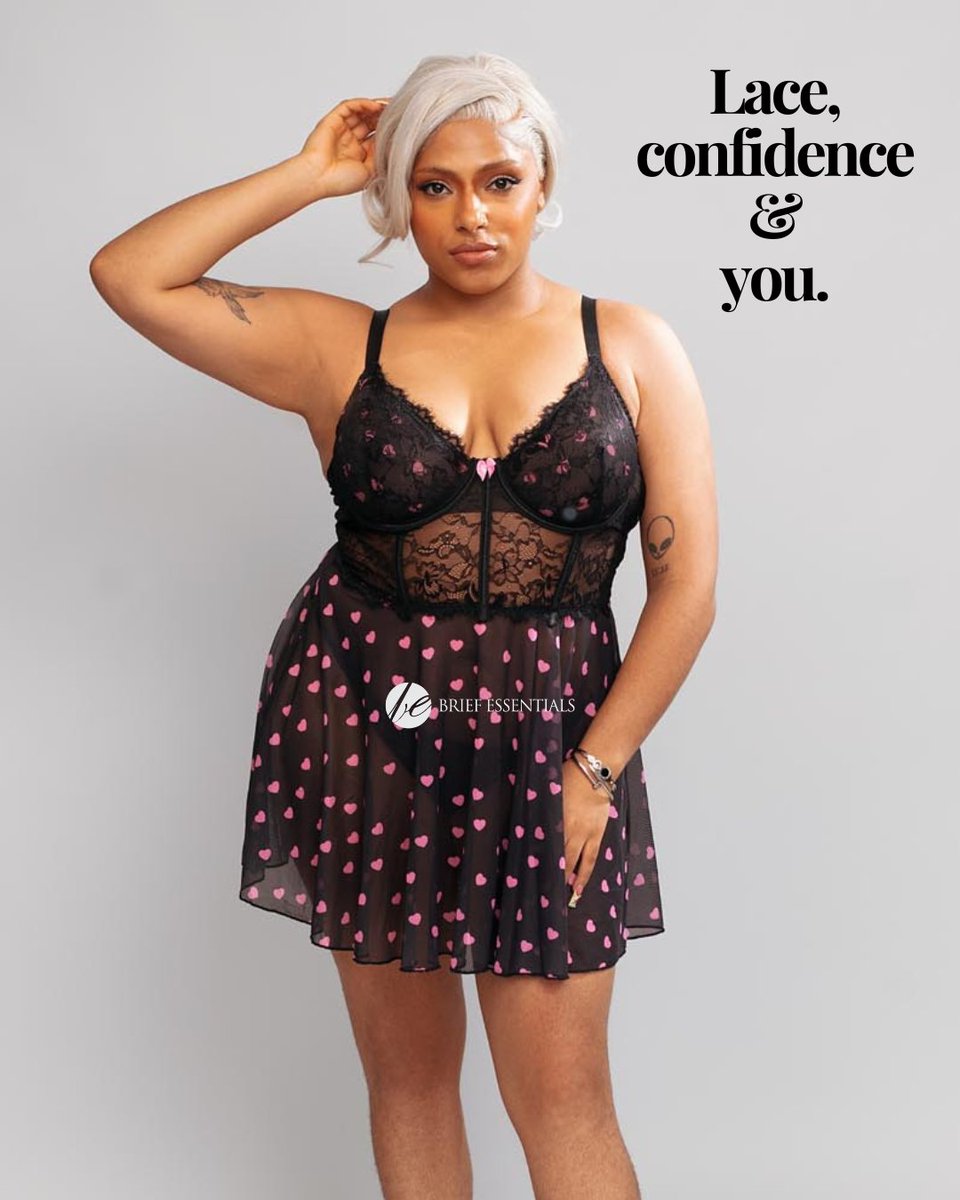 briefessentials's tweet image. Queens, it’s your moment ✨
1 or 2 — which Nuit &amp;amp; Lace set are you adding to cart?
1.Nuit &amp;amp; Lace Heart Printed Mesh Push-Up Babydoll Set
2.Nuit &amp;amp; Lace Eyelash Sheer Harness Babydoll &amp;amp; Thong Set

Shop your favorite set at briefessentials.com
#briefessentials #nuitandlace