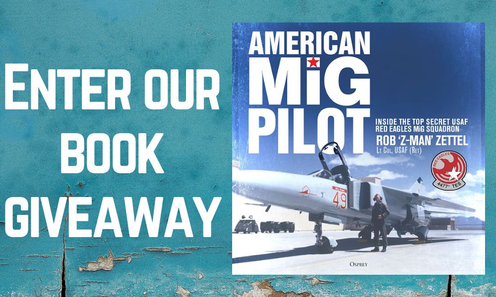 ColdWarPod's tweet photo. #BOOKGIVEAWAY - American #MiG #Pilot: Inside the Top Secret #USAF “#RedEagles” MiG Squadron with @migflyr

Follow @coldwarpod, then reshare this post to enter a chance to win a copy of this book

T&amp;C's &amp; other ways to enter here https://t.co/rVTbqm6Apl https://t.co/YaqWwKlLit