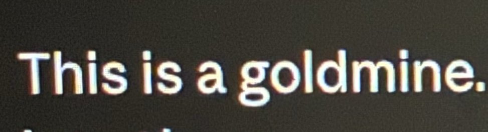 wiggybuilds's tweet photo. Researching an idea today Claude used the term “gold” and “goldmine” multiple times. Perhaps I’m onto something. https://t.co/CtvE0J53G8
