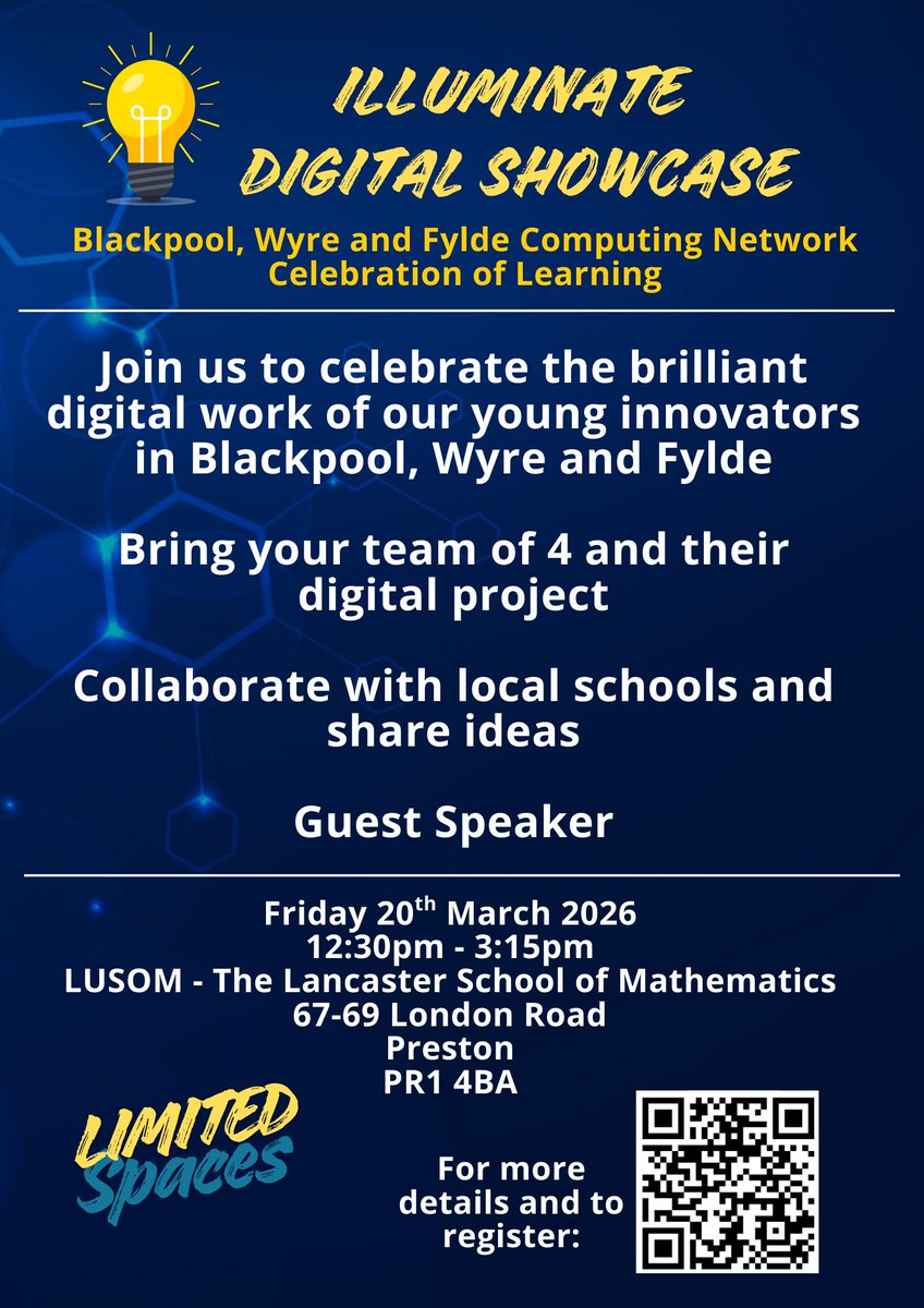 Blackpool Wyre and Fylde Computing Educators tweet media