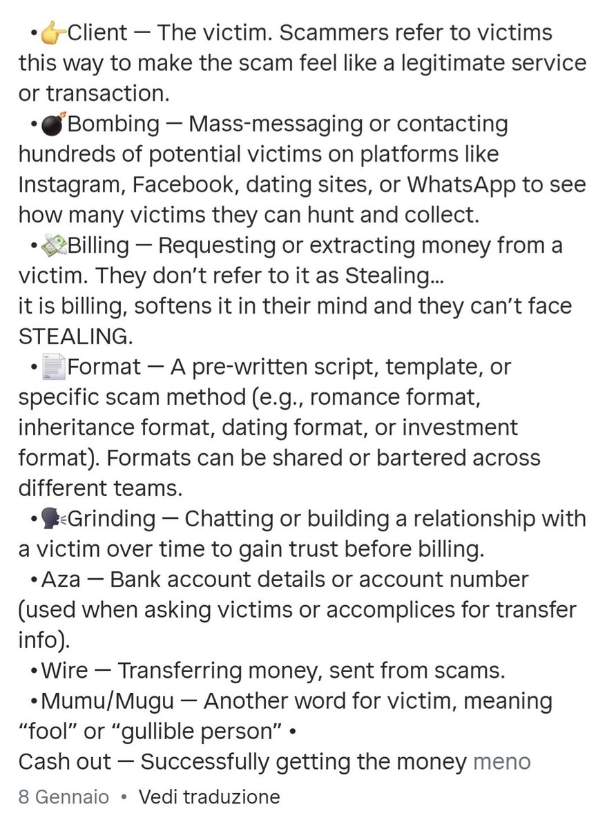 genius_martina's tweet photo. When someone warns you that you're following a scammer and you block or ignore them, you're covering for a criminal ‼️SCAM = CRIME‼️ Don't think scammers will be grateful, they don't give a damn about you.
👇from "ScamHaters United" Instagram page. Very smart and wise women 💯 https://t.co/RwoIGNcN6u