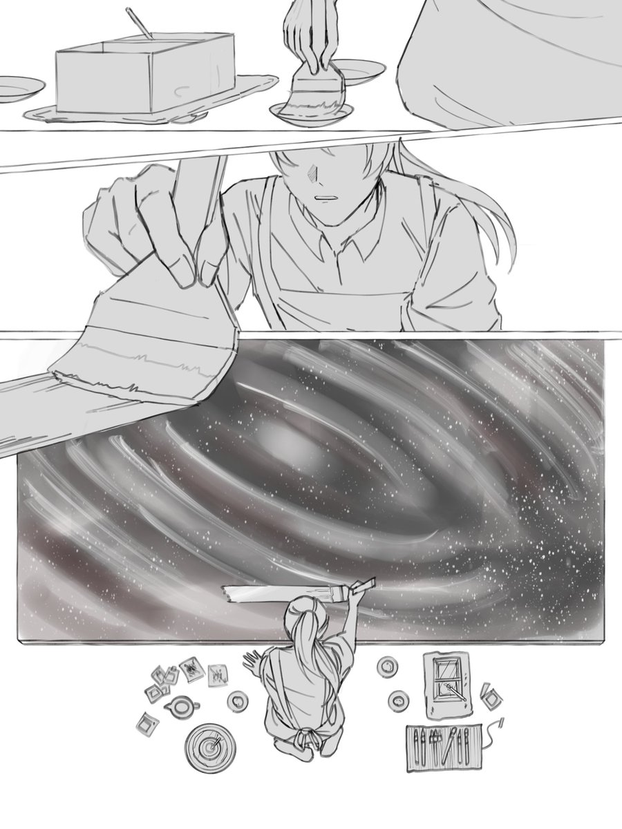 ⚠︎大捏造注意

つえーが美大生だったらパロ⑥
準備と本番