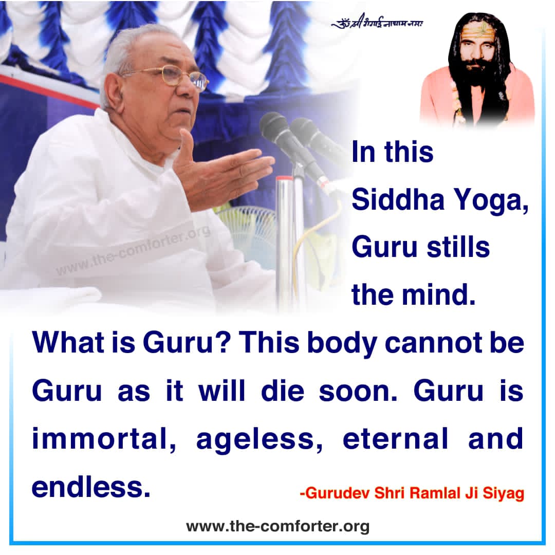 Guru siyag siddha yoga.
Naam Jaap is the bridge that connects the soul to the Supreme.
Jay gurudev ji