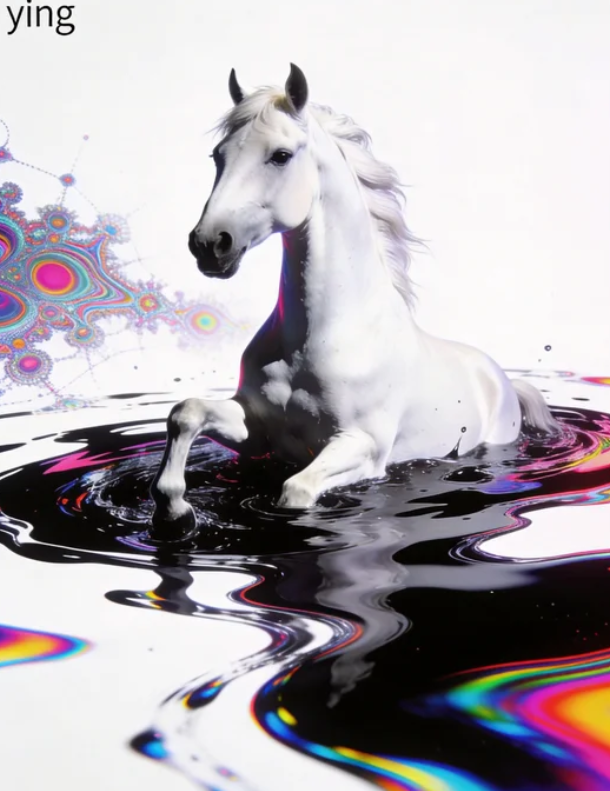 yingDON2005's tweet photo. AIart Draw a horse every day 52 https://t.co/zORPhgKDyP