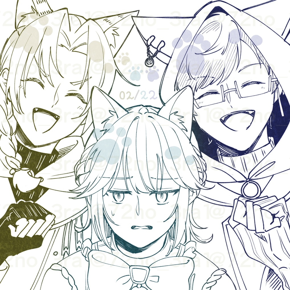 らくがき🐱🐈‍⬛🐱🐾